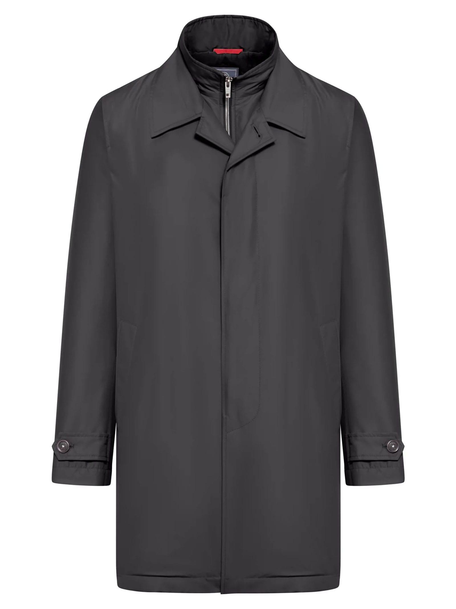 Black Morning Raincoat