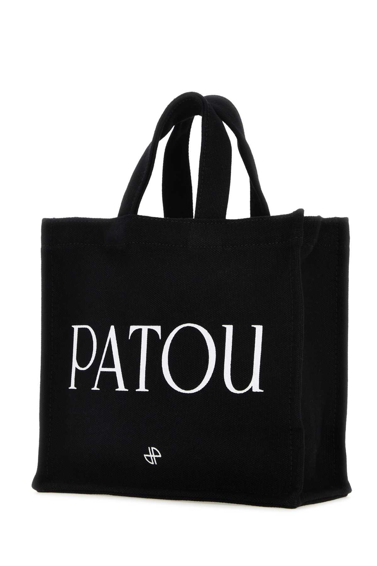 Black Cotton Shopping Bag