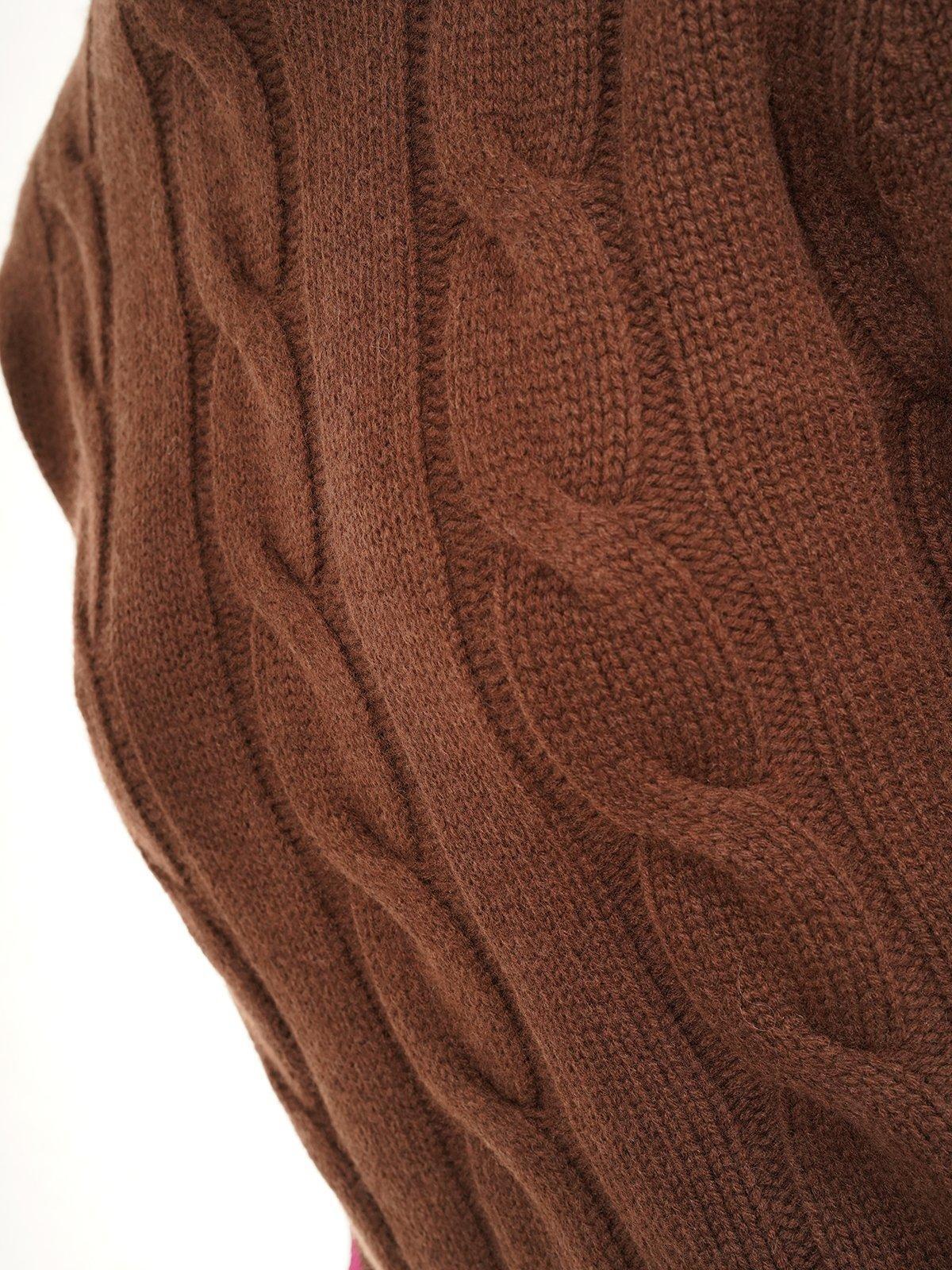 Logo Intarsia-knit Turtleneck Jumper Sweater