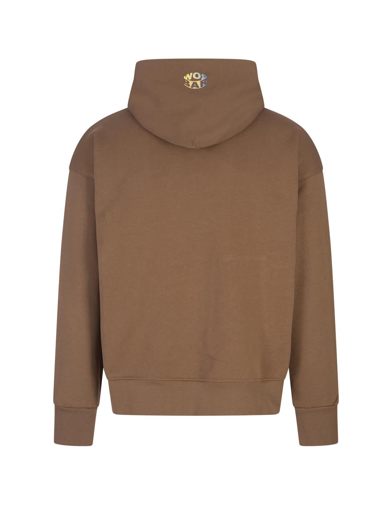 Brown Hoodie With Smile