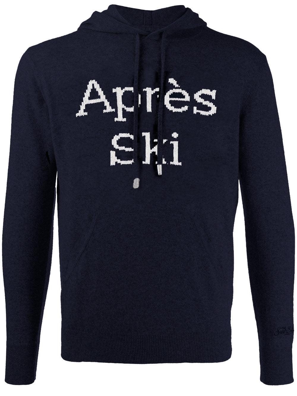 Man Hoodie Sweater With Après Ski Embroidery