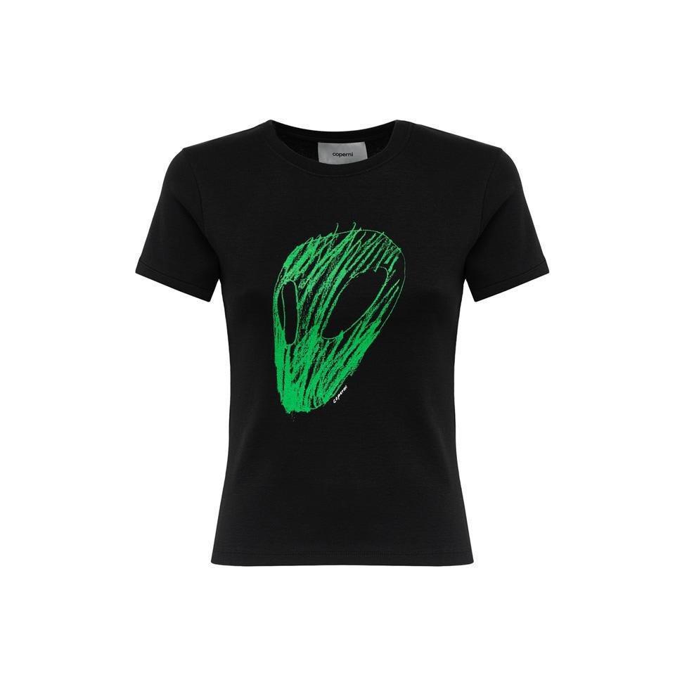 Coperni Alien Head Printed Slim Fit T-Shirt