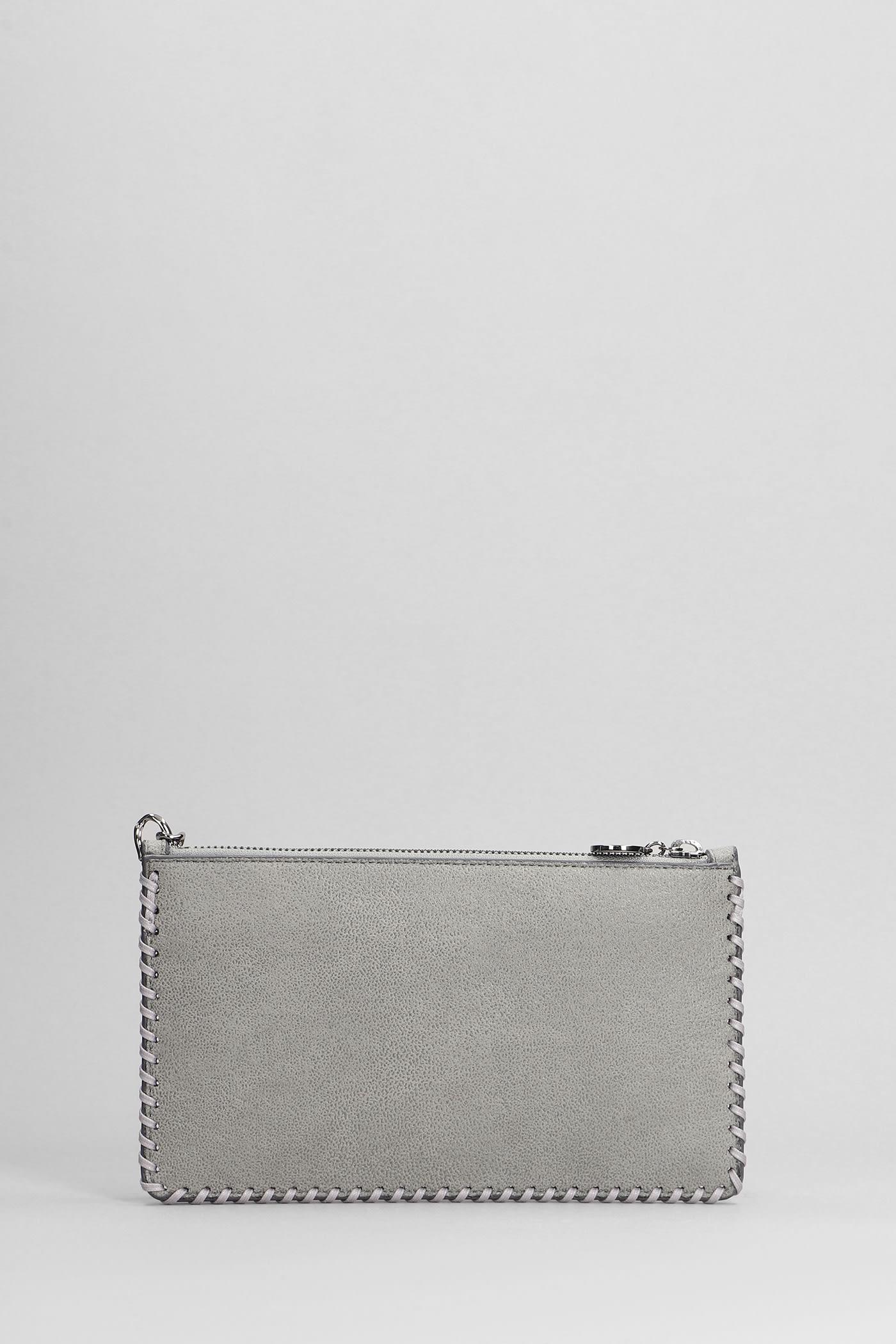 Falabella Clutch Clutch In Grey Polyester