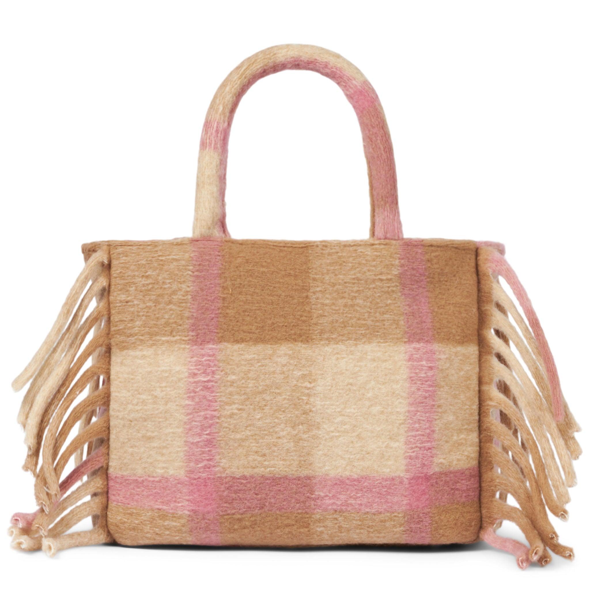 Colette Blanket Handbag With Tartan Print