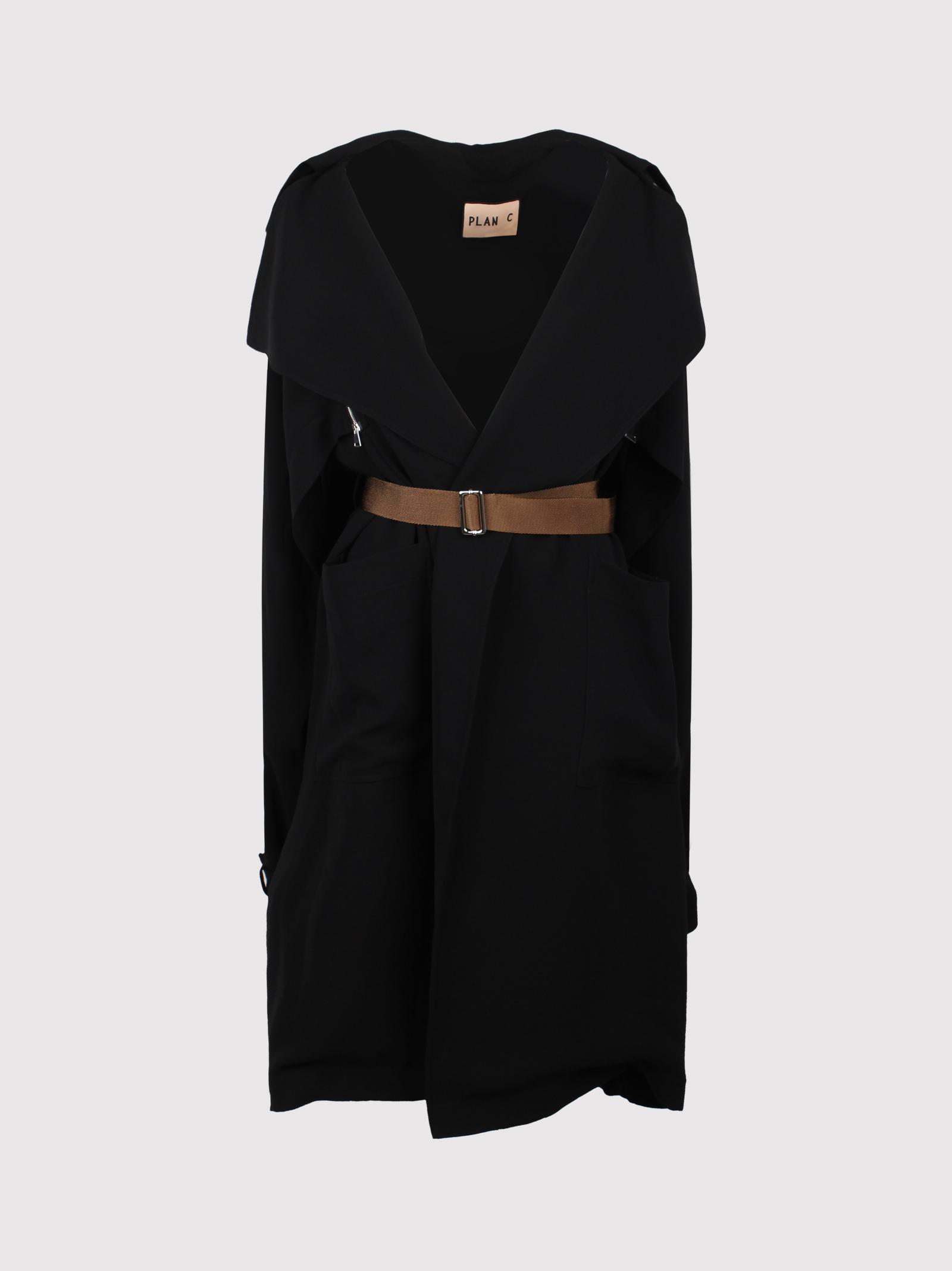 Plan C Coat With Layered Design