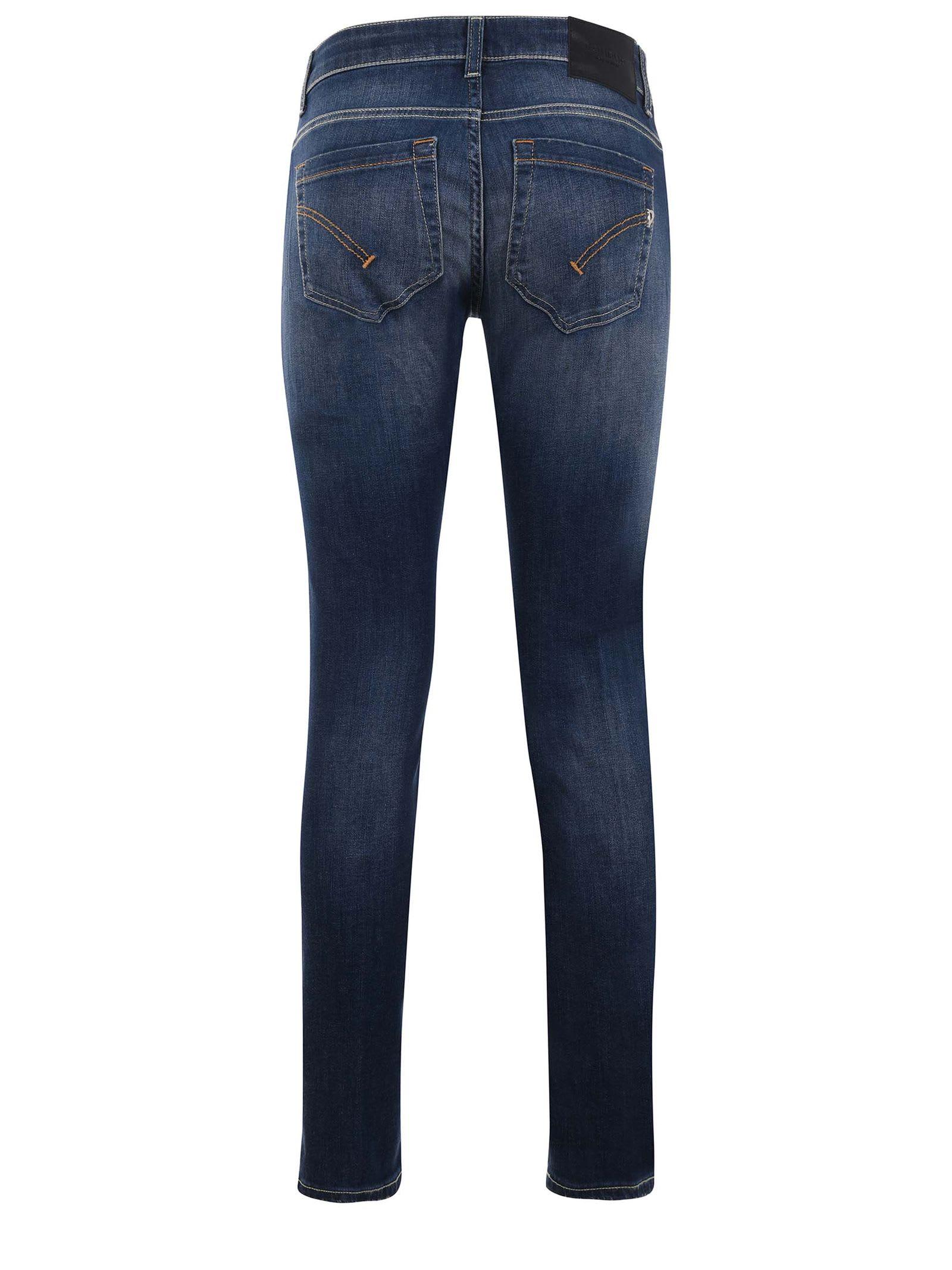 Stretch Stone Wash Denim Jeans