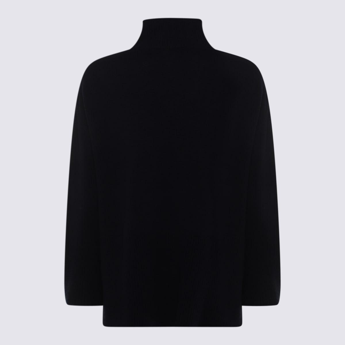 Navy Blue Wool Knitwear