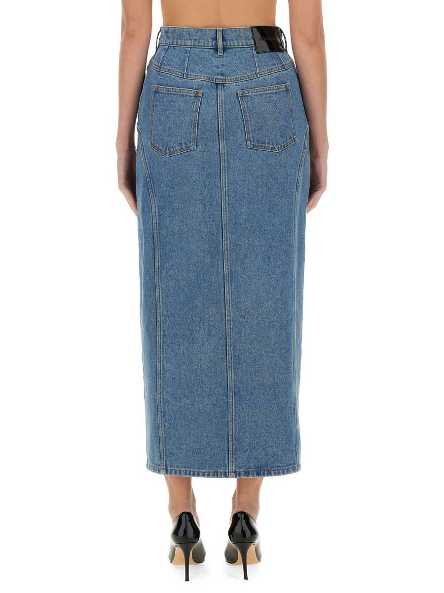 Long Denim Skirt