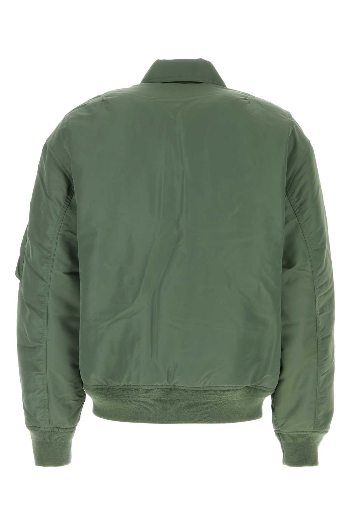 Green Nylon Olten Bomber