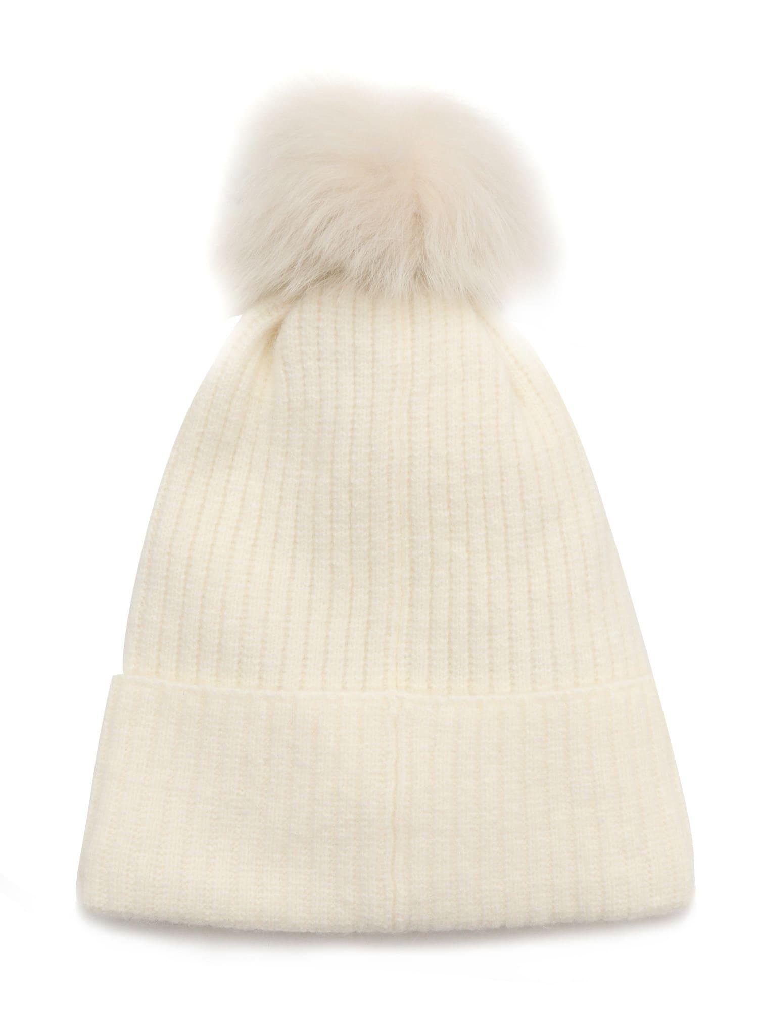 Alpaca Pom Pom Hat Knitted Beanie