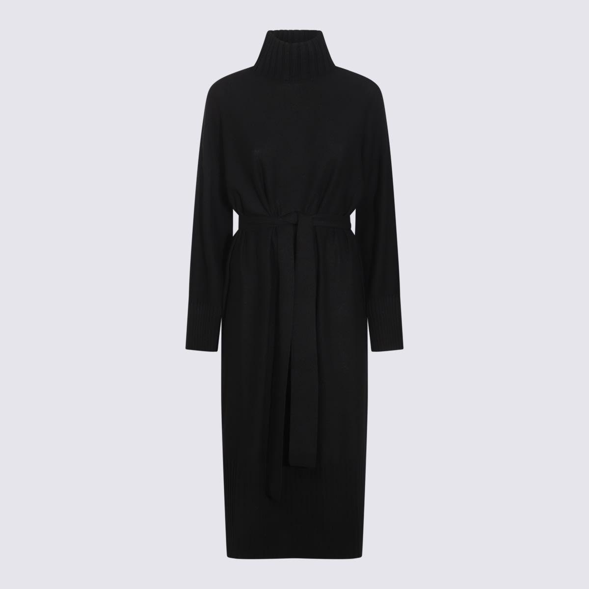 Black Wool Blend Dress