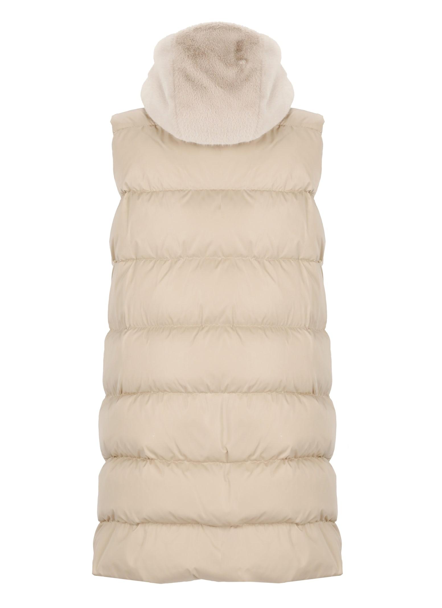 Padded And Quilted Vest