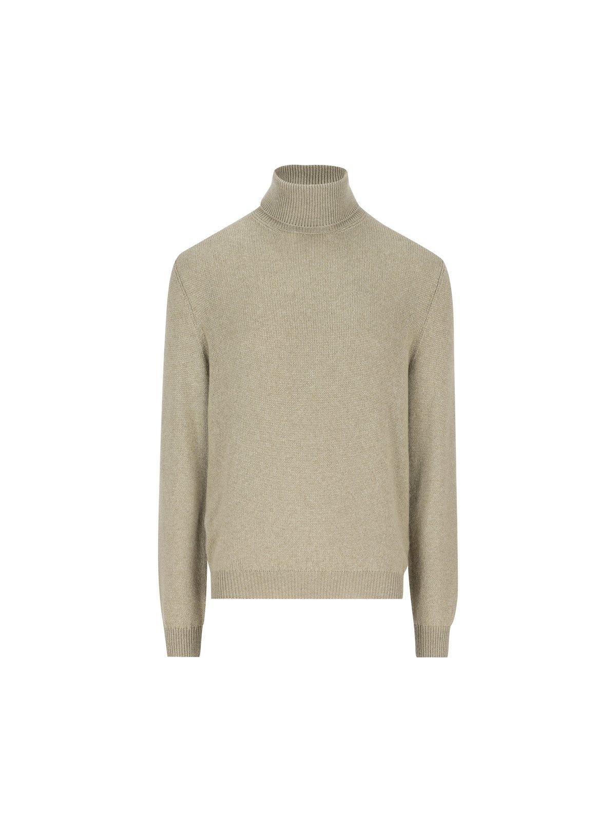 Roll-neck Long-sleeved Jumper