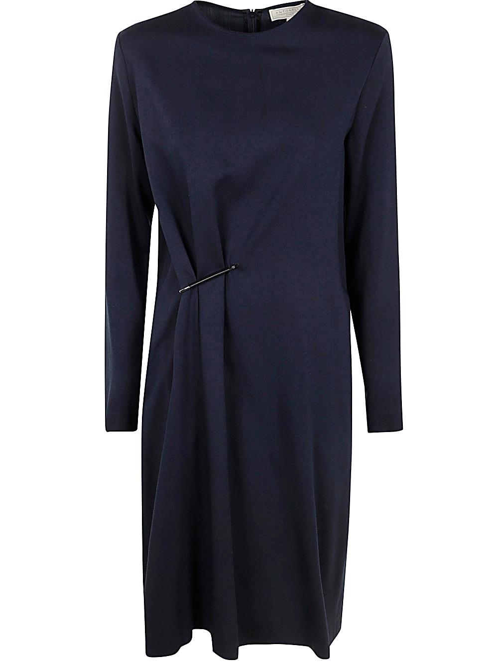 Monza Tunic Dress With Brooch