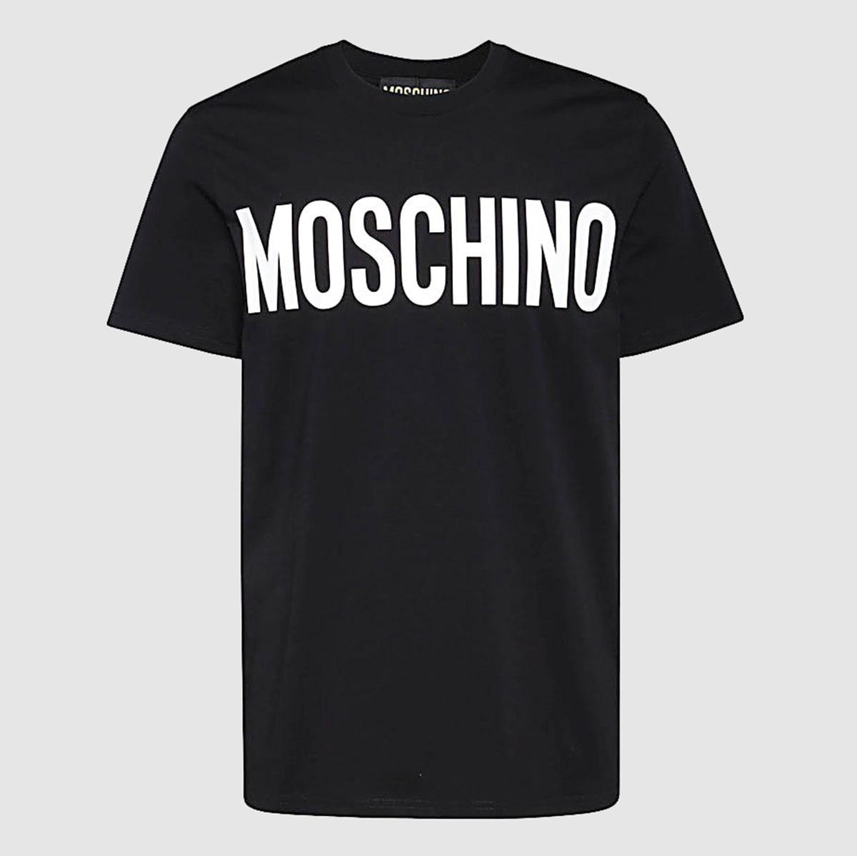 Moschino Black Cotton T-Shirt