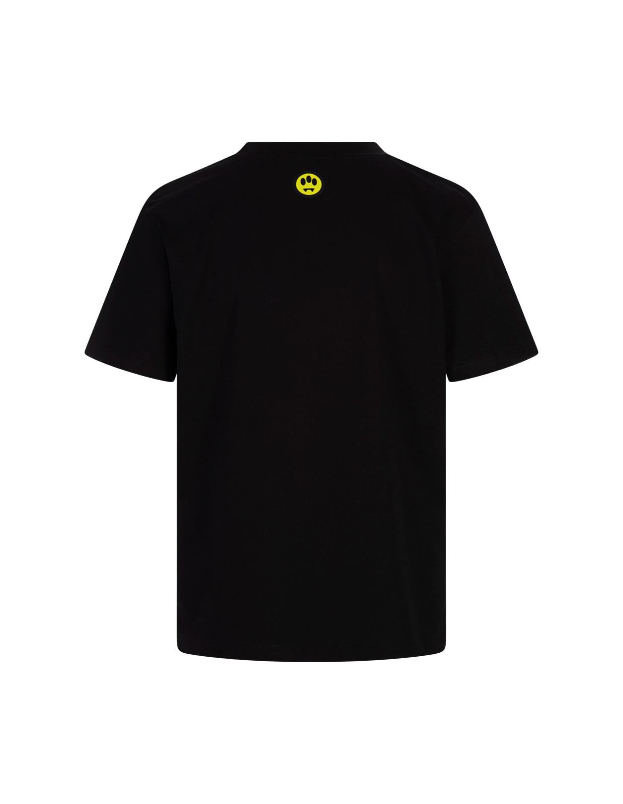 Black T-shirt With Logo And Smile