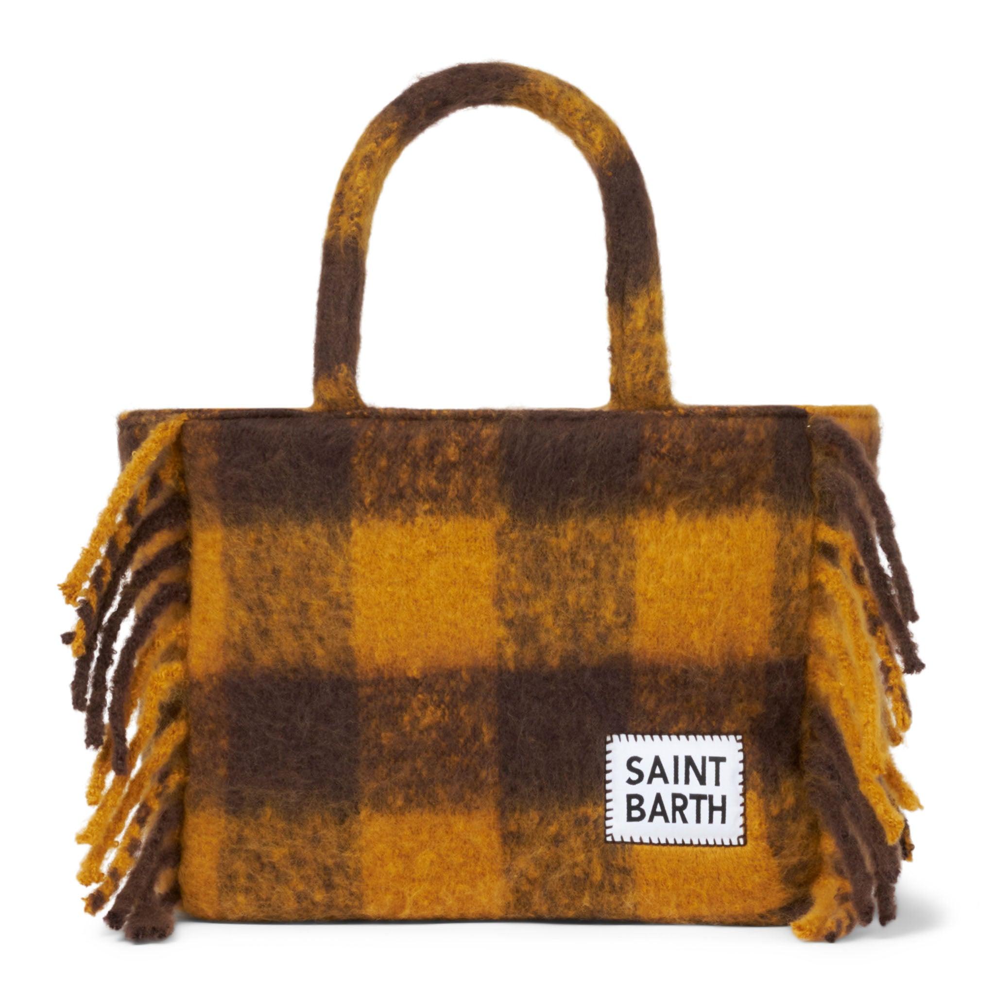 Colette Blanket Handbag With Gingham Print