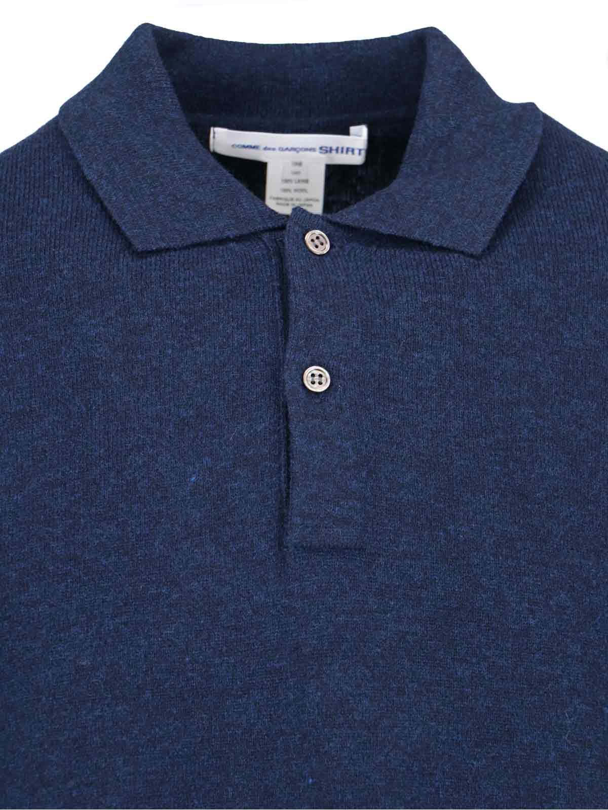 Knitted polo shirt