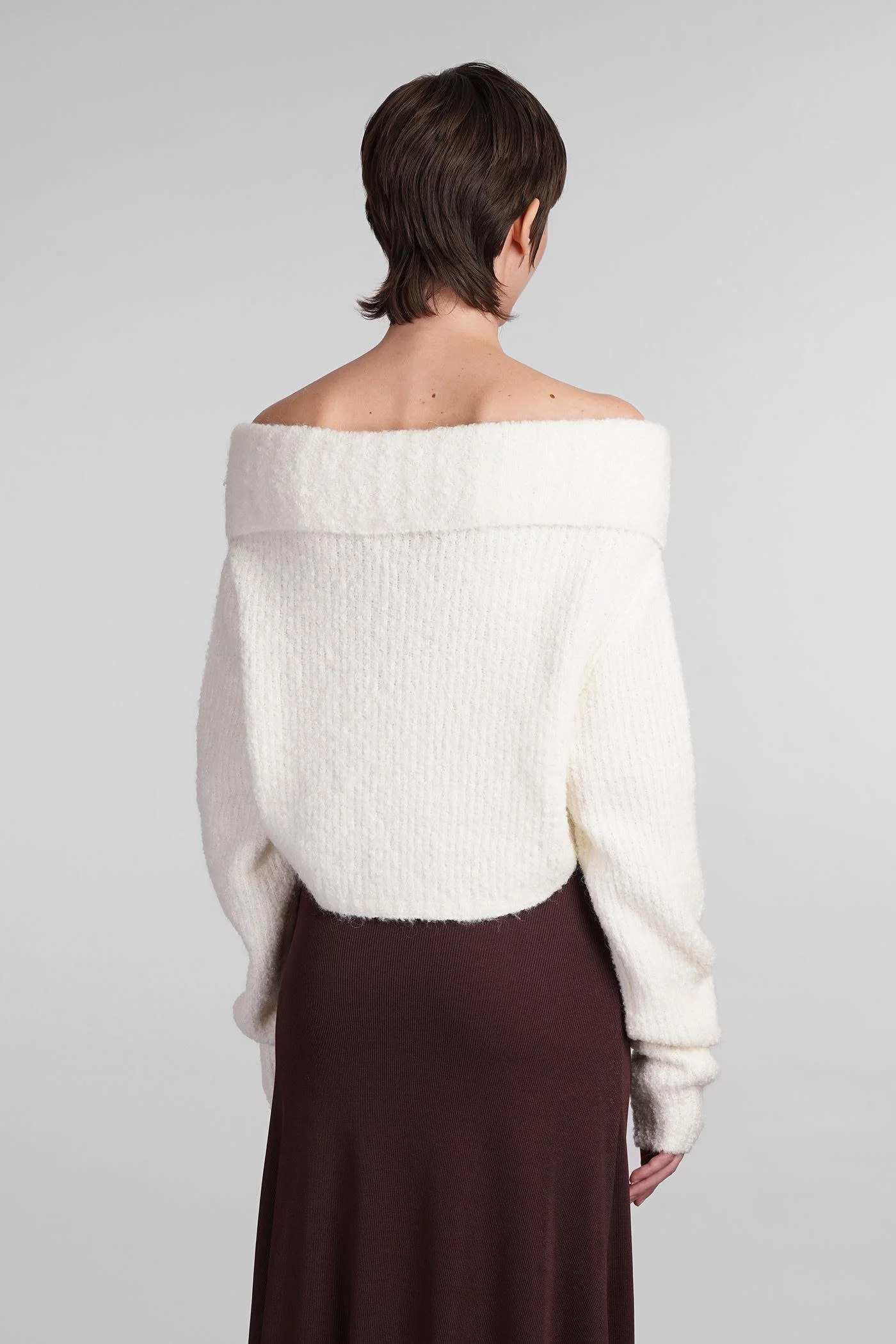 Knitwear In Beige Wool