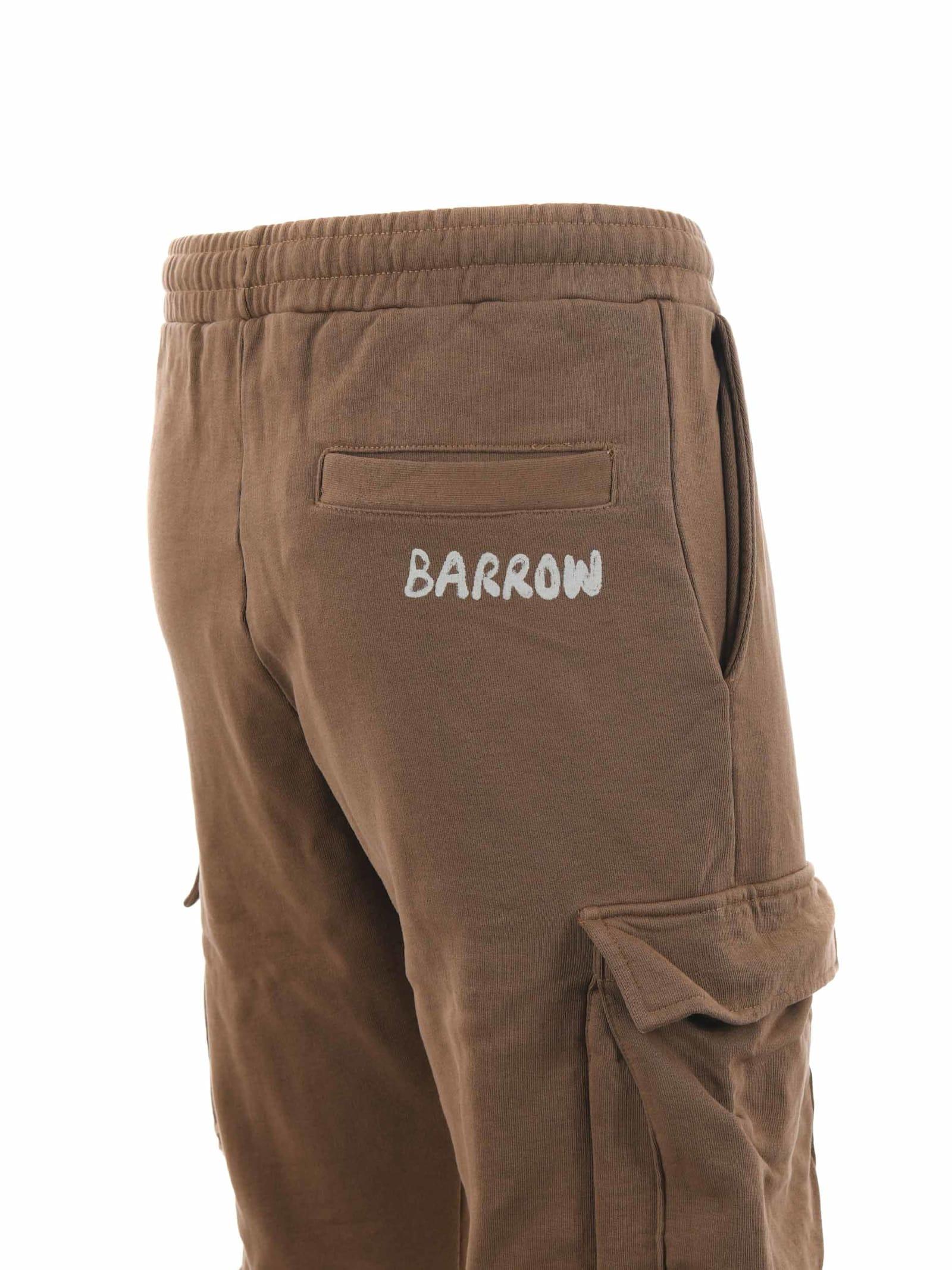 Barrow Cargo Jogging Trousers In Cotton