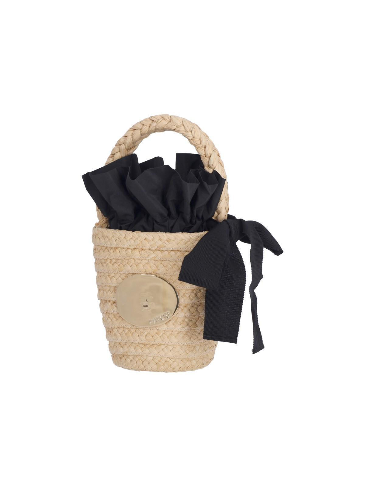 Raffia Bucket Bag