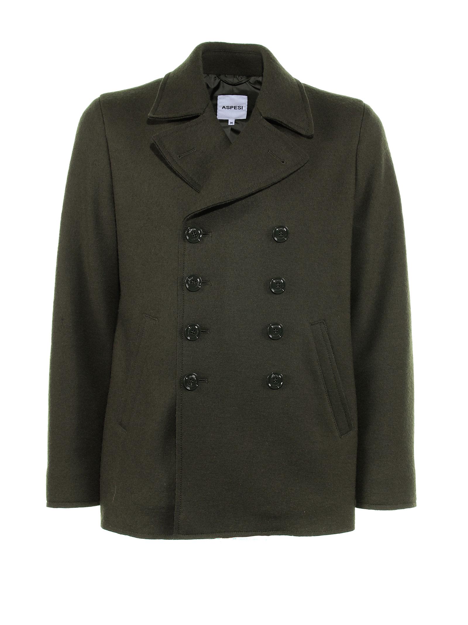 Double-breasted Coat With Buttons