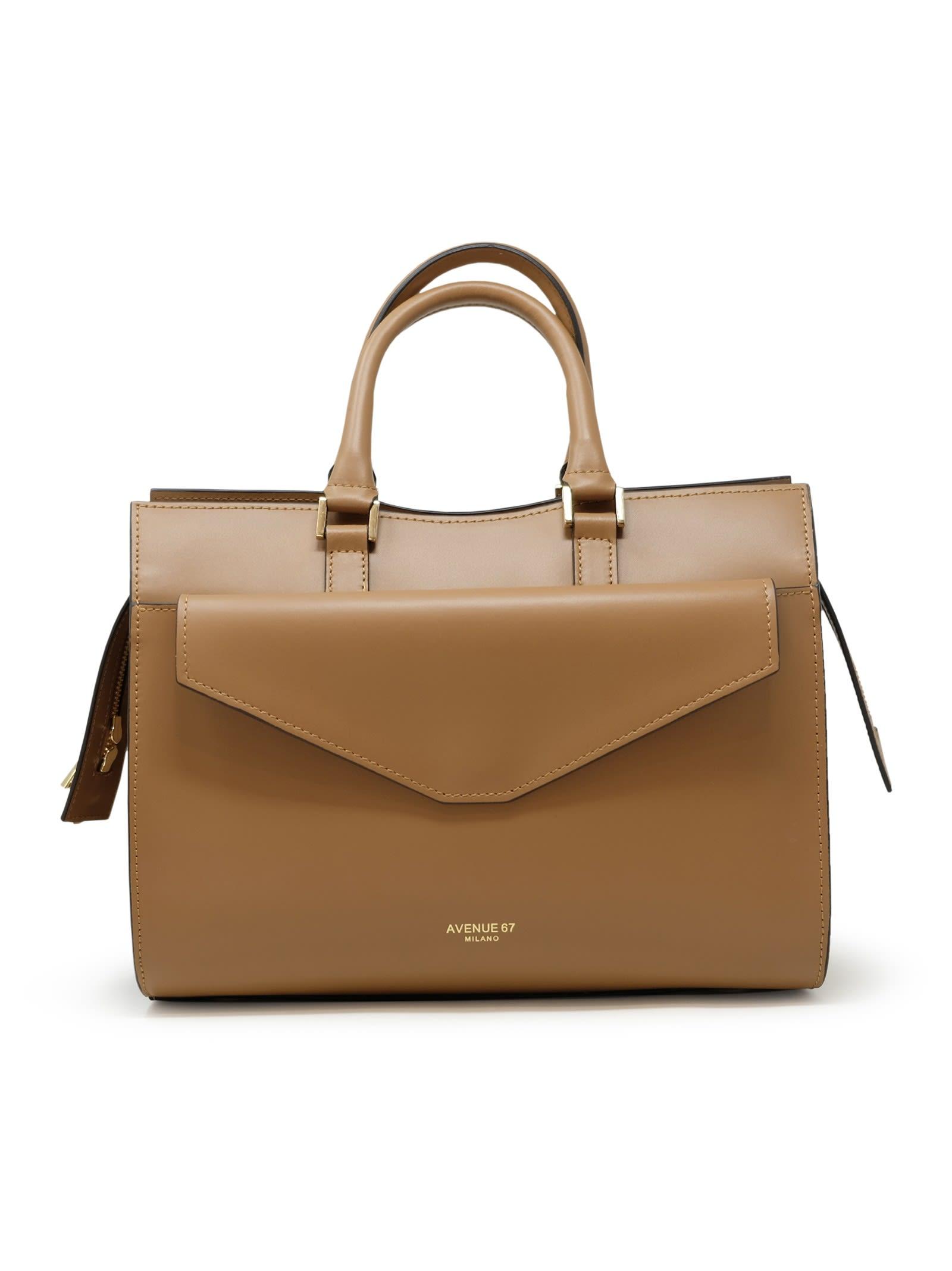 Avenue 67 Ac031a0021 9 Zora Camel Leather Bag