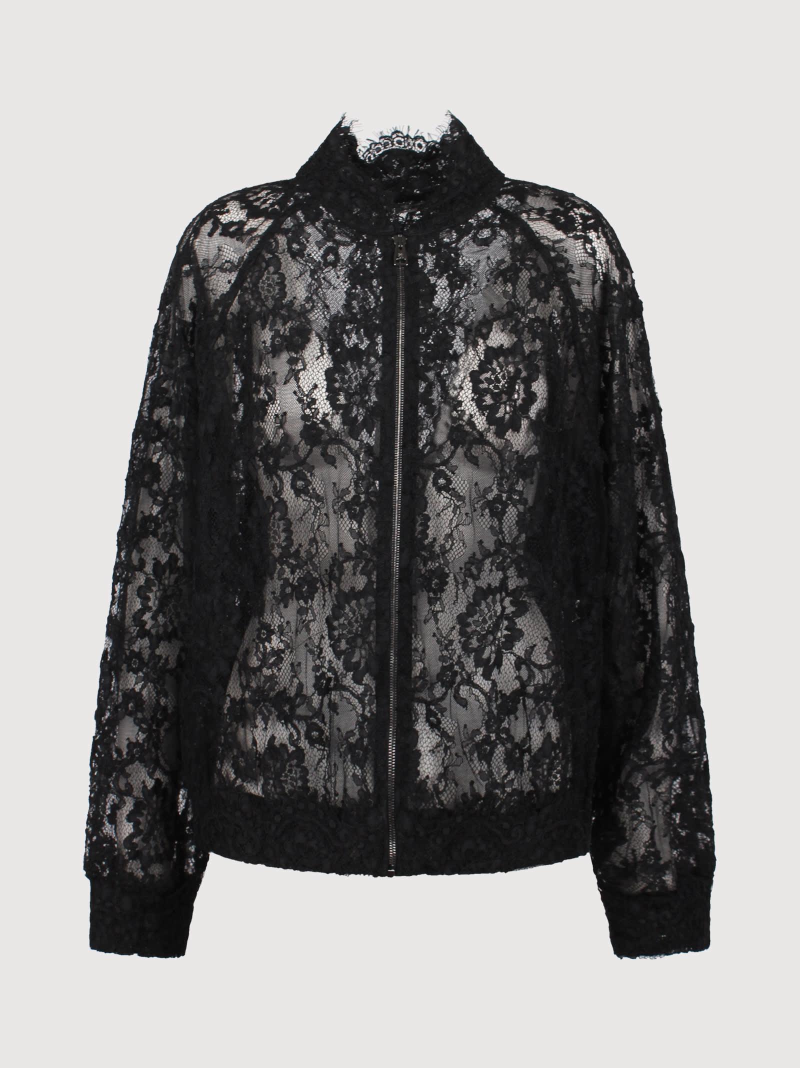 Ermanno Scervino Floral Bomber Jacket