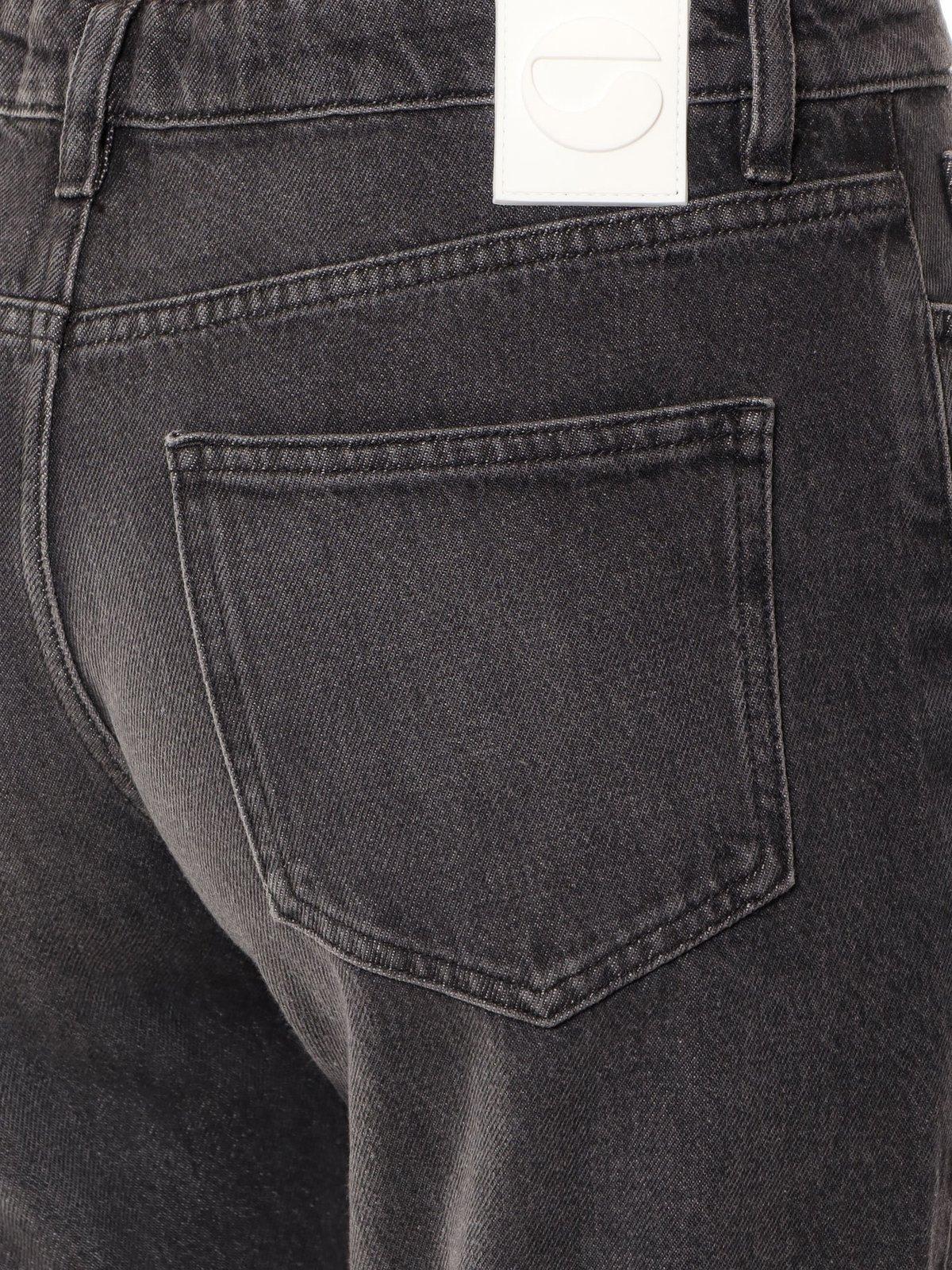 Logo Patch Mid-rise Jeans