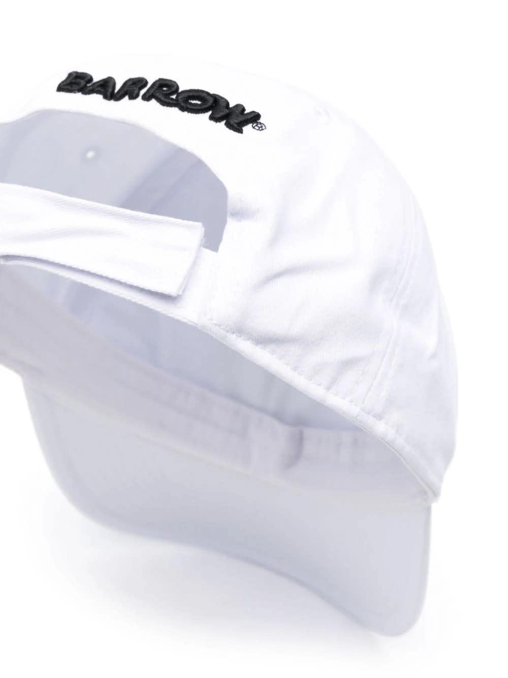 White Baseball Hat With Logo