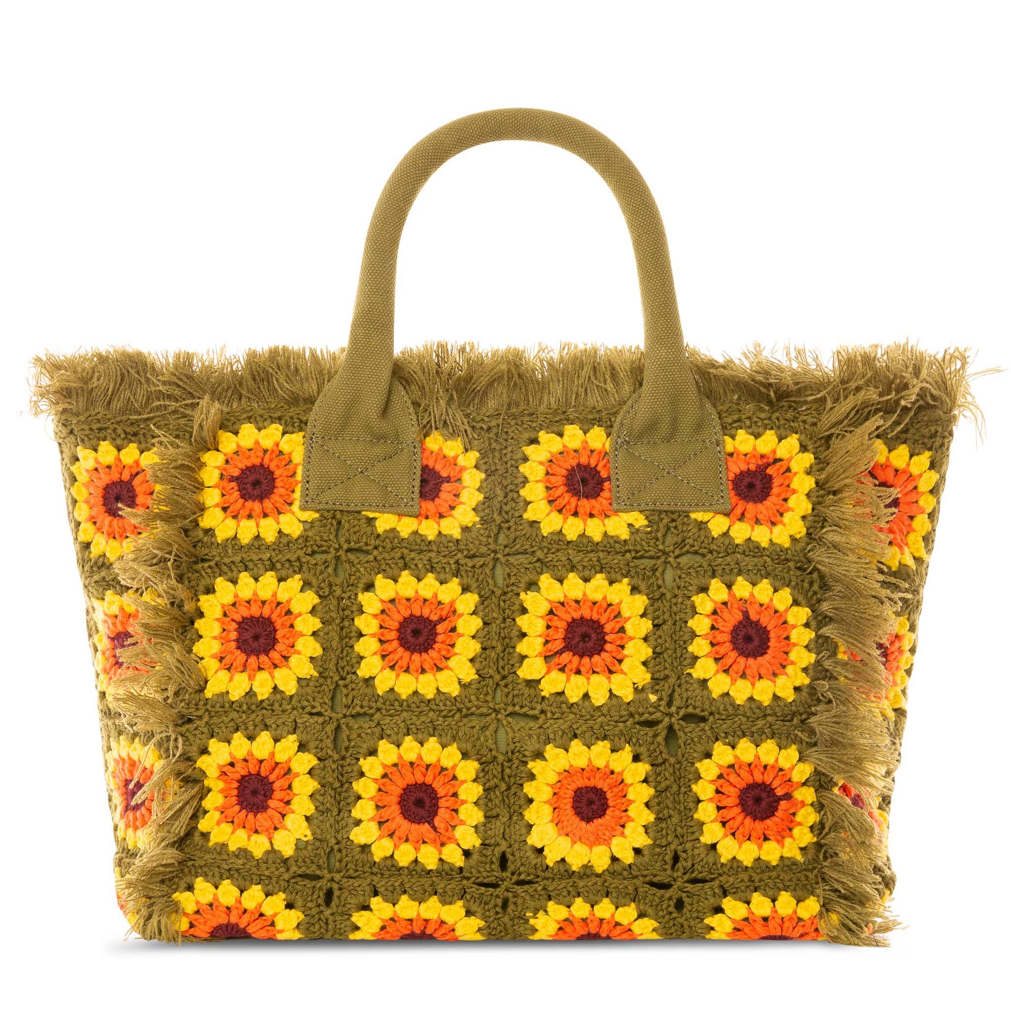 Vanity Crochet Flower Shoulder Bag