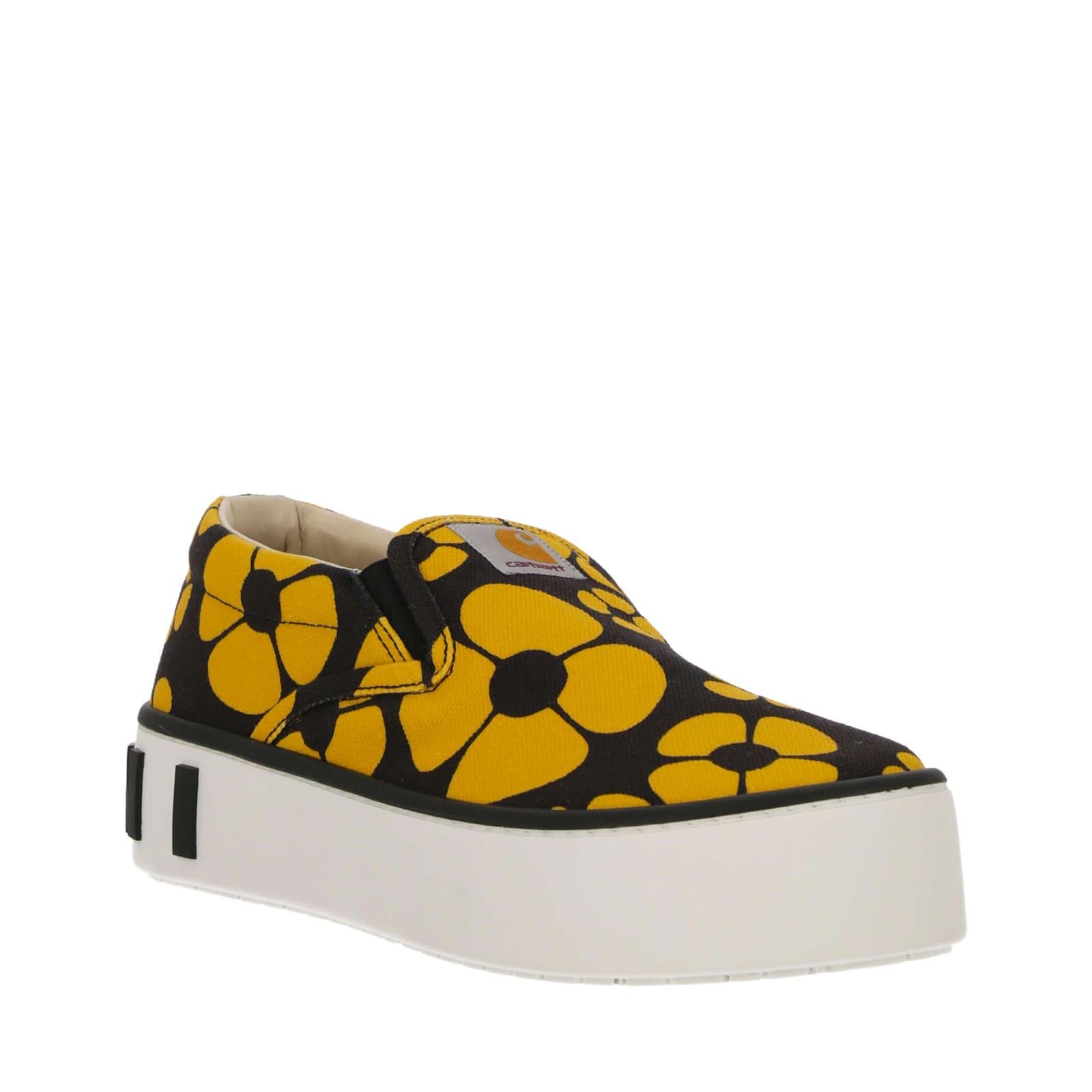 Marni Printed Slip On Sneakers