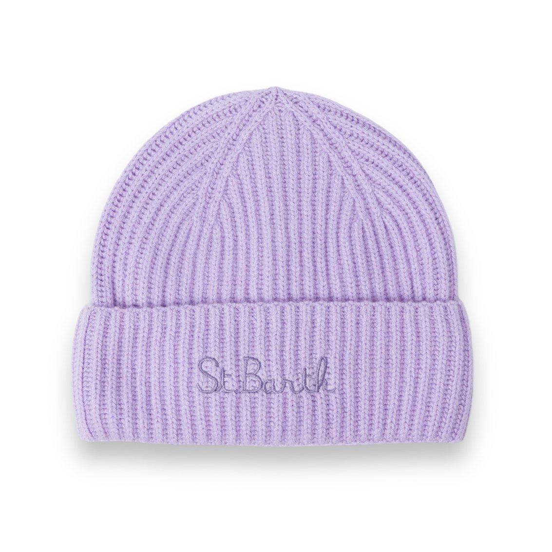 Logo Embroidered Knitted Beanie MC2 Saint Barth