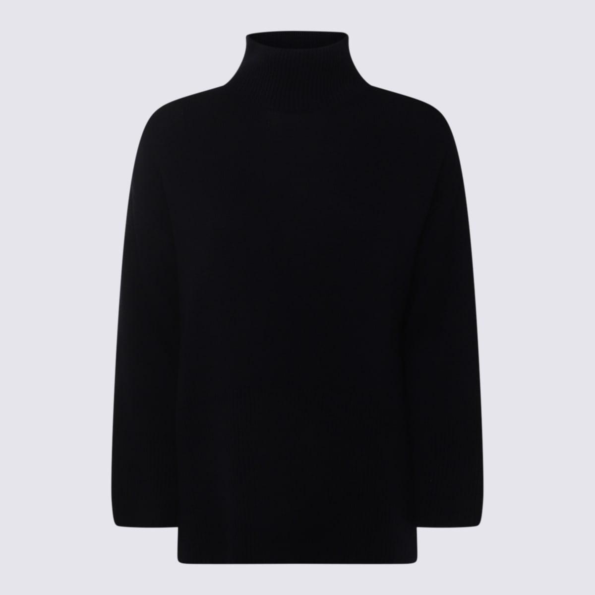 Navy Blue Wool Knitwear