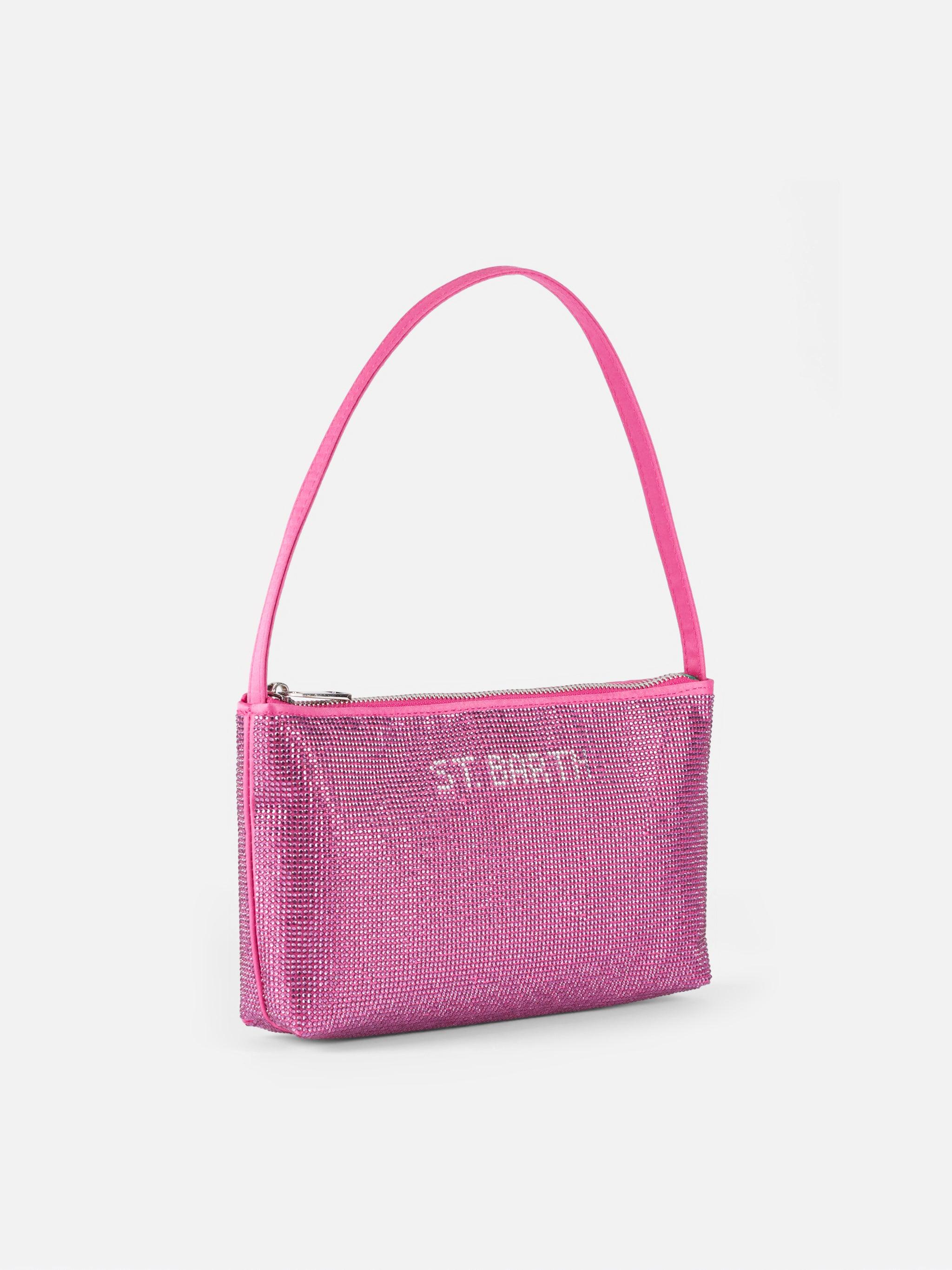 Mini Bag With Fuchsia Rhinestones