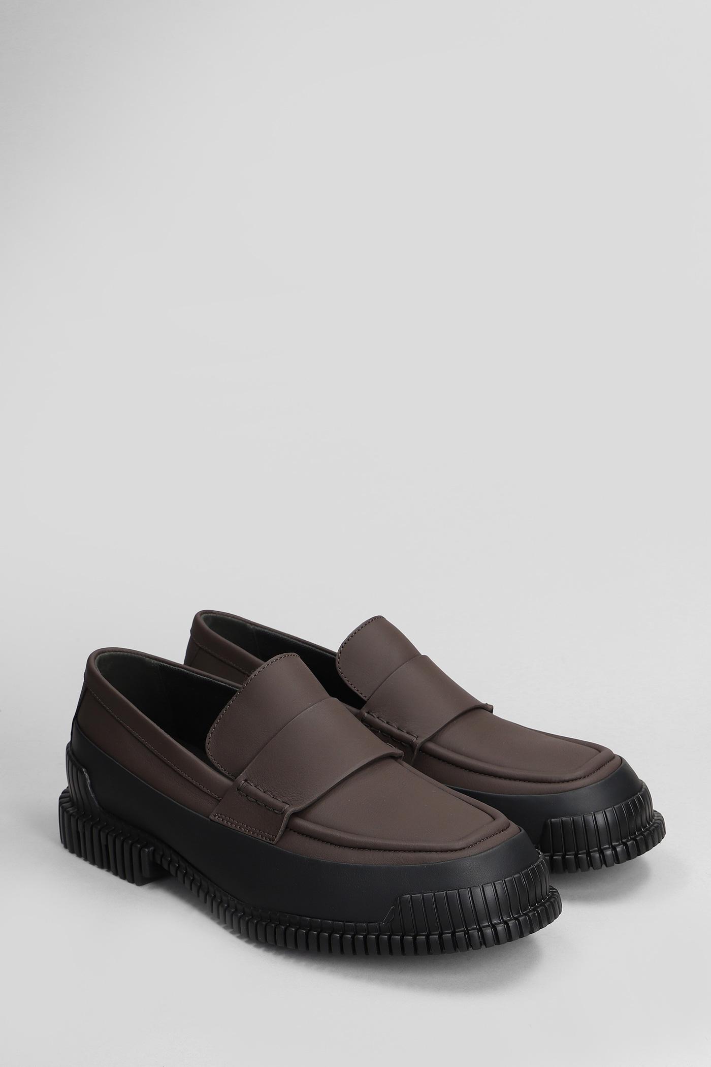 Pix Loafers In Bordeaux Leather