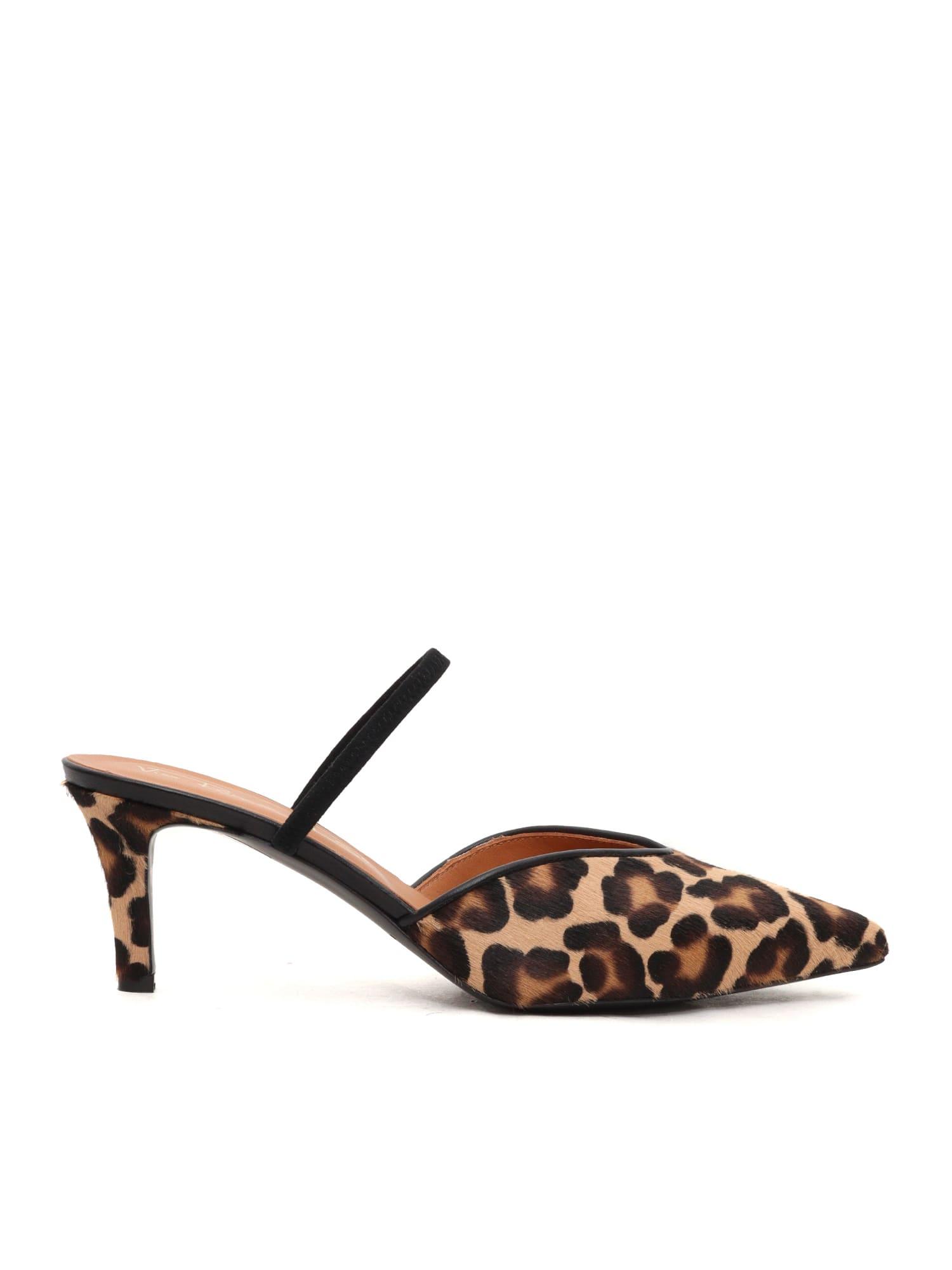 Leopard Slingback Pumps