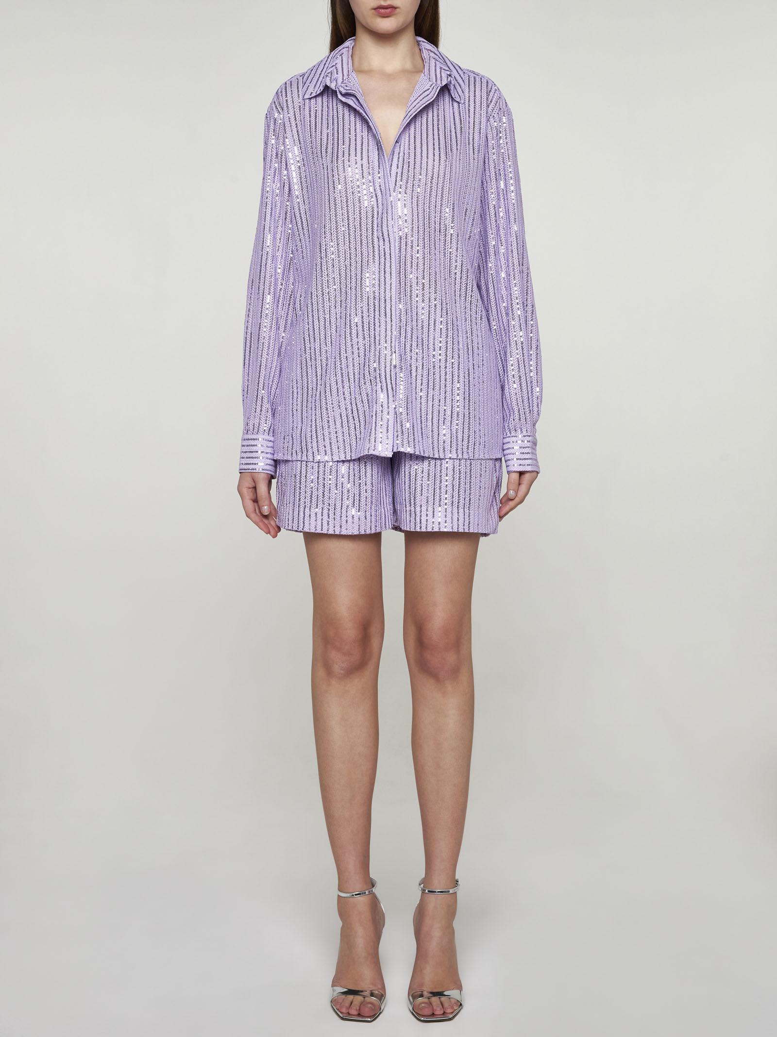 Edel Striped Sequin Shirt