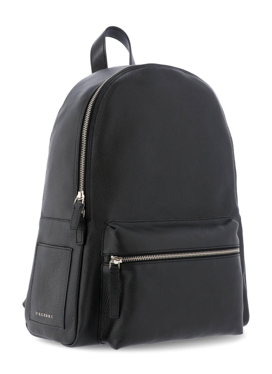 Leather Micron Backpack