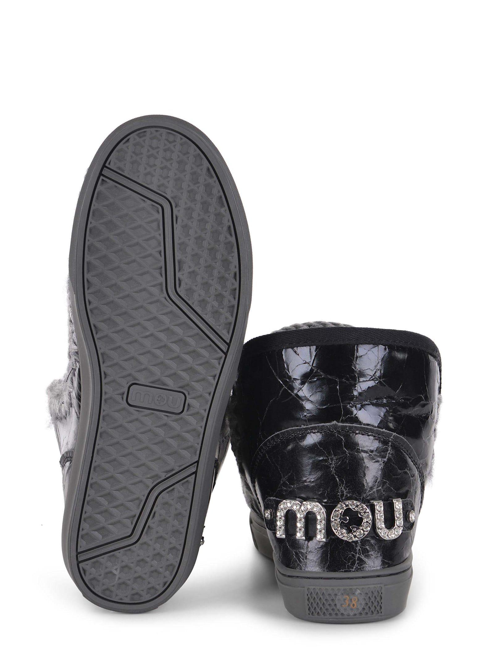 Boots Mou "sneakers Metal Logo" Made In Suede