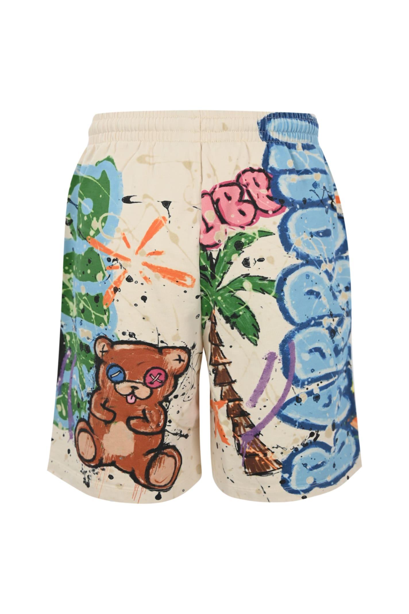 Shorts With Logo Print