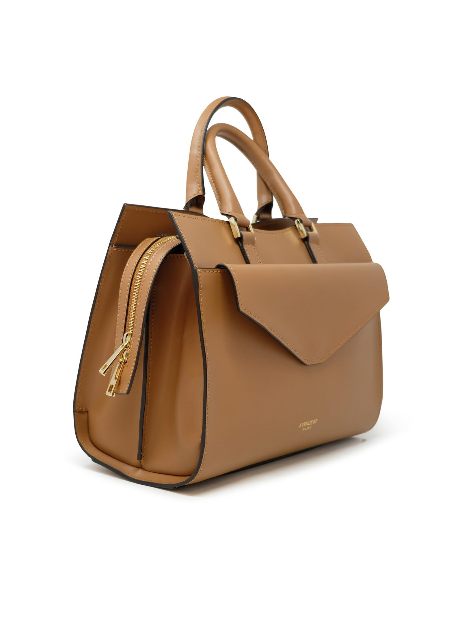 Avenue 67 Ac031a0021 9 Zora Camel Leather Bag