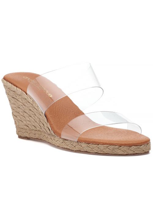 Anfisa Espadrille Wedge Clear