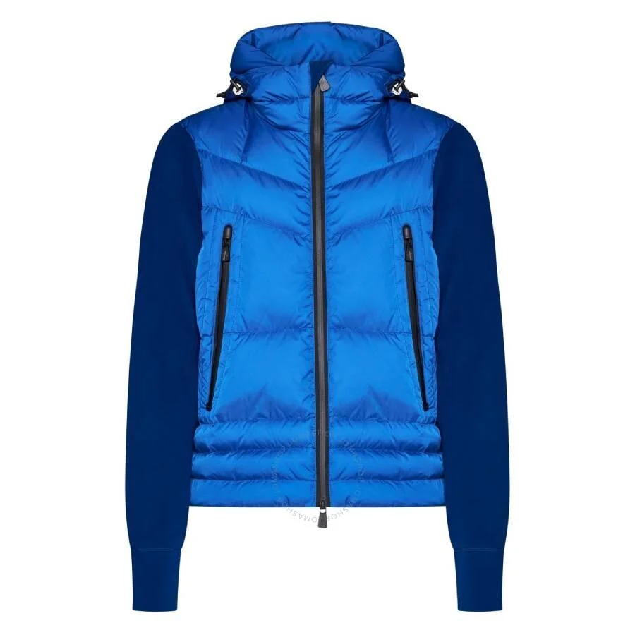 Moncler Maglia Padded Hooded Fleece Cardigan