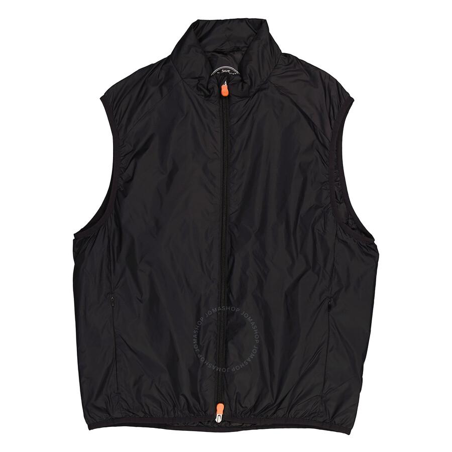 Save The Duck Black Stelis Zip Up Vest