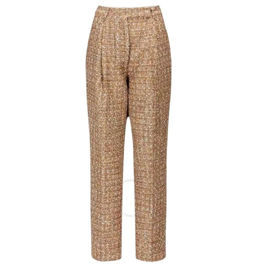 Self Portrait Long Tinsel Boucle Pants