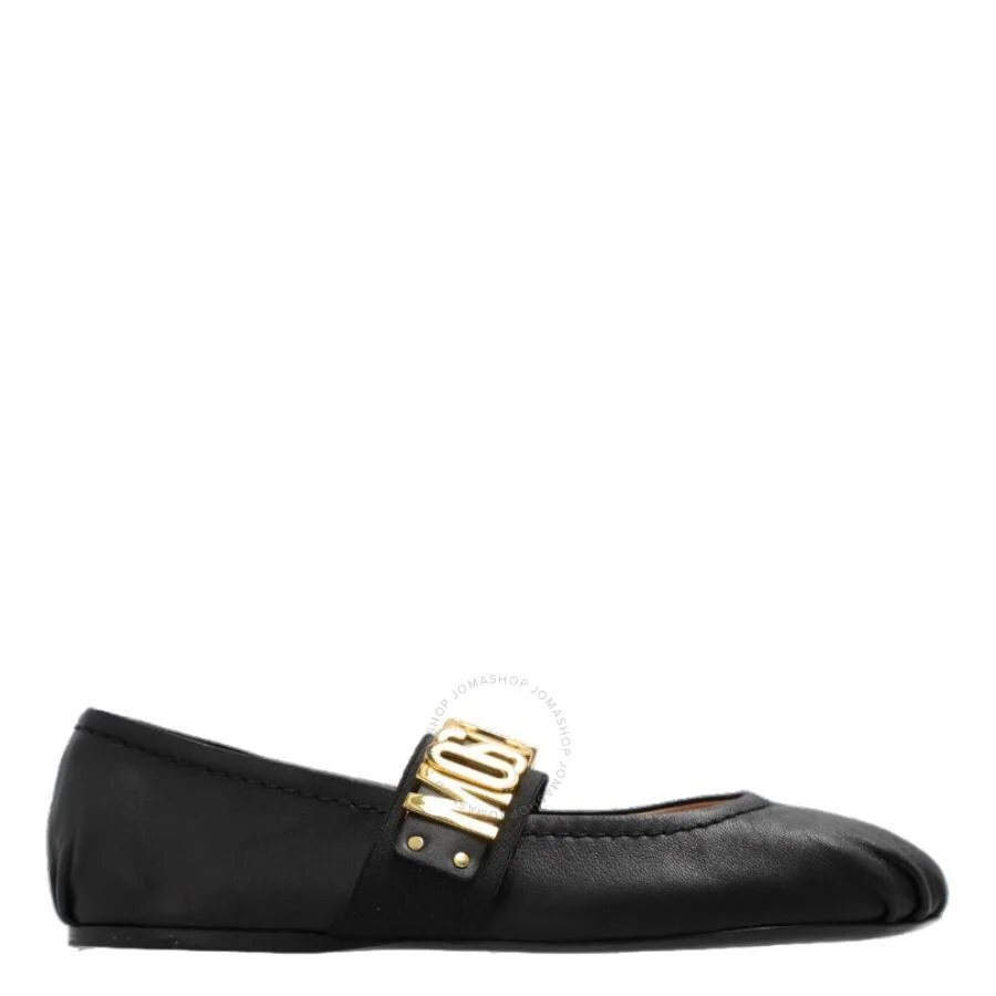 Moschino Leather Ballerina Flats