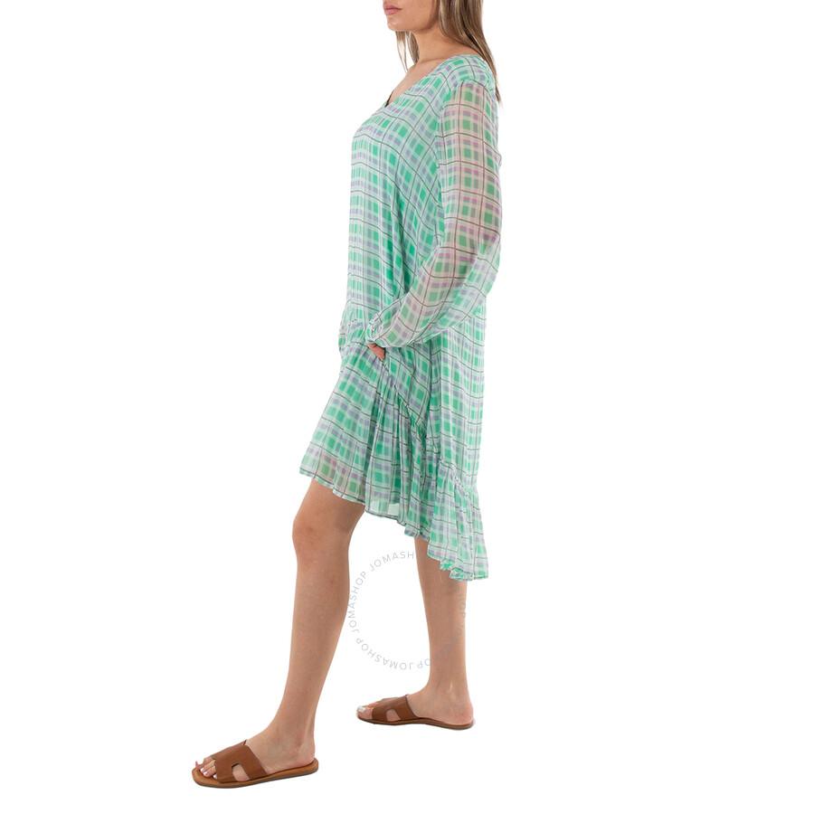 Essentiel Toriflower Ladies Green Check Dress