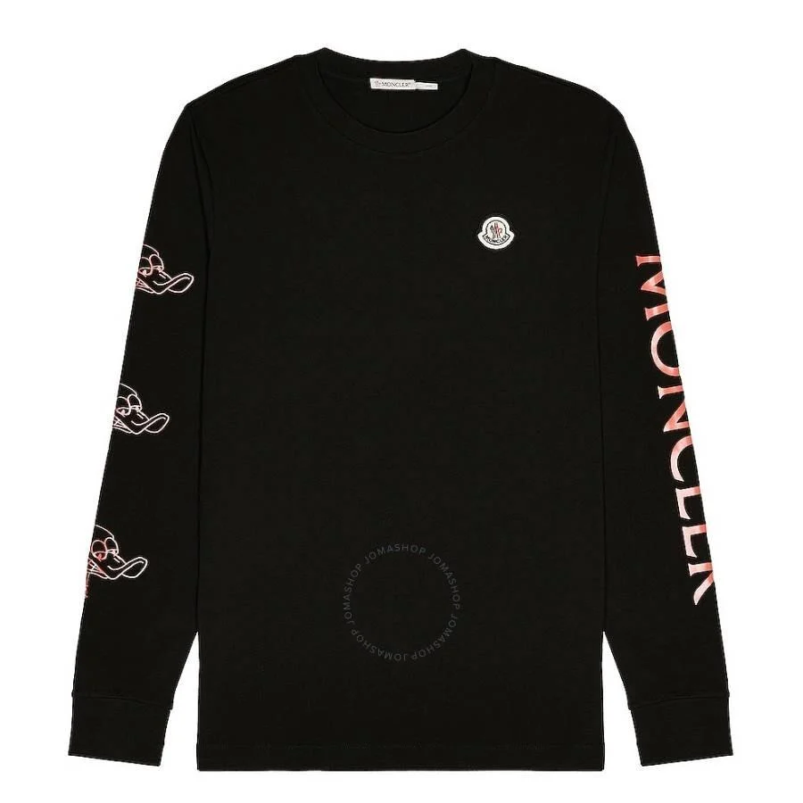 Moncler Duck Motif Long Sleeve T-Shirt