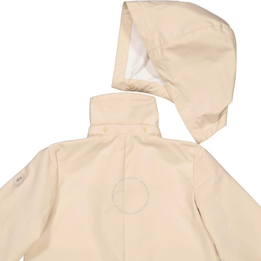 Save The Duck Girls Beige Suri Hooded Raincoat